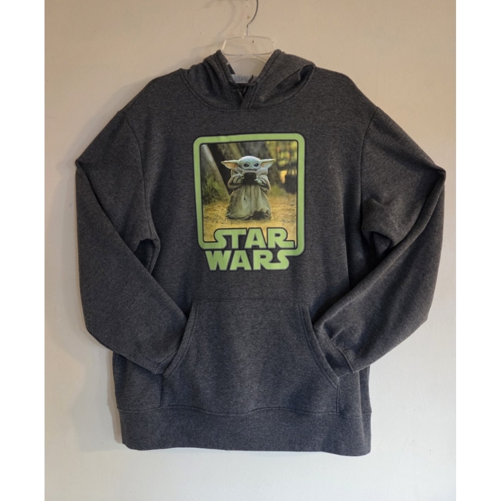 Star Wars Grogu Hoodie, Unisex Large, Soft Fleece Lining